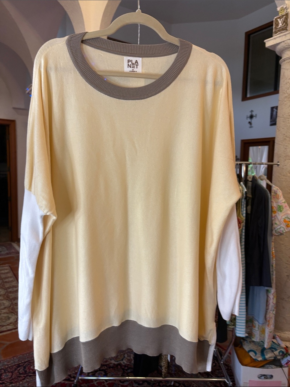planet Pima modal knit top